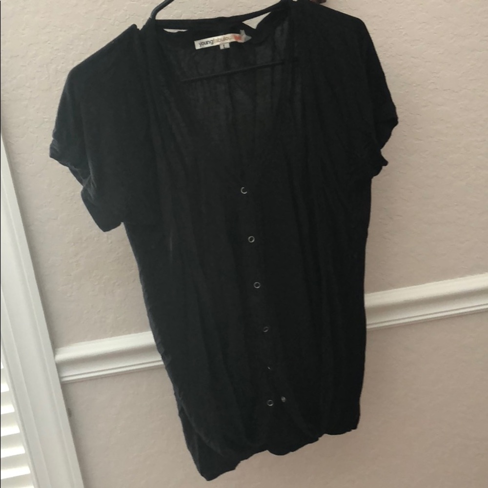 Young fabulous & broke black t shirt